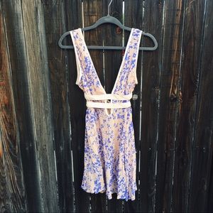 {Angel Biba} Deep V dress